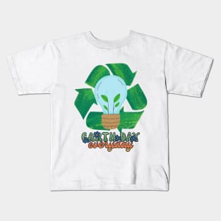 Earth Day Everyday Kids T-Shirt